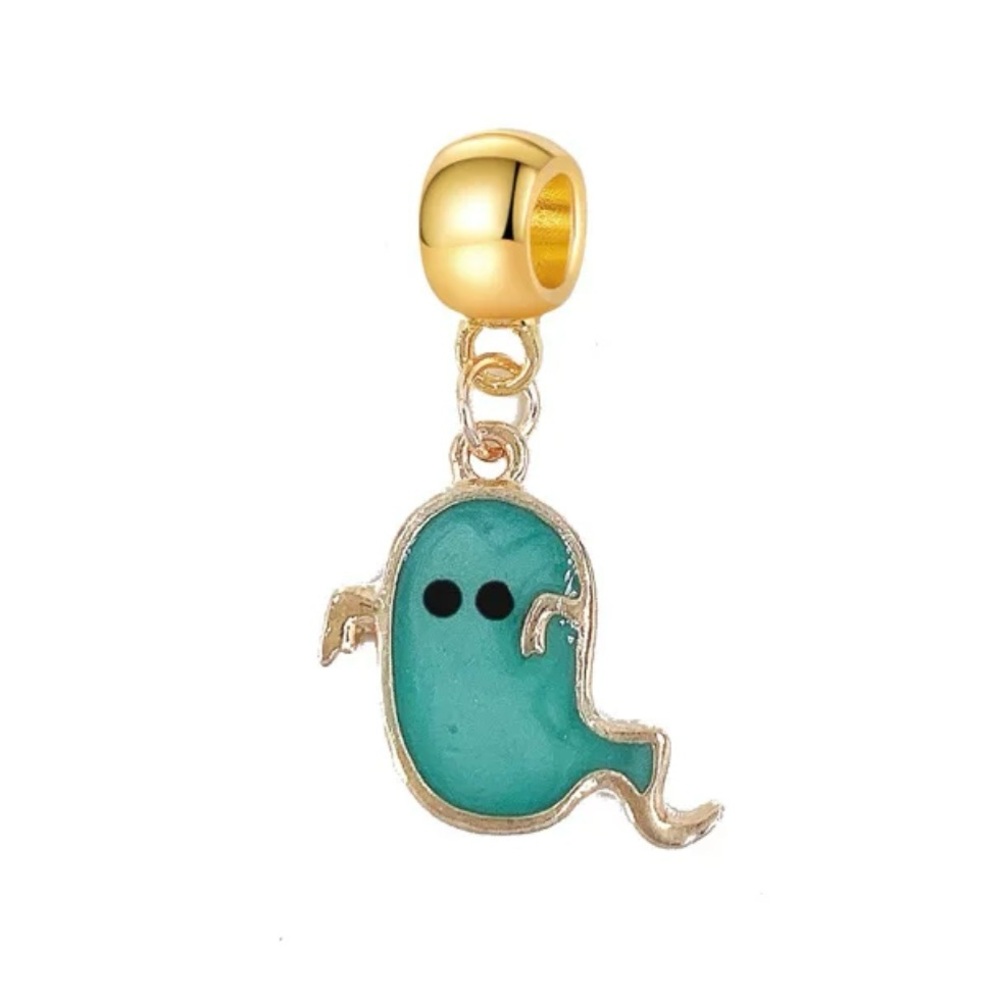 Floating Ghost Spooky Halloween European Charm - Holiday Limited Edition